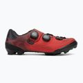 Scarpe da ciclismo MTB da uomo Shimano SH-XC702 rosso 2