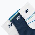 Calzini YONEX 19236 alla caviglia 3 paia navy/white/green 7