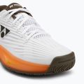 Scarpe da tennis da uomo YONEX Eclipson 5 white/brown 7