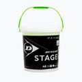 Palline da tennis per bambini Dunlop Stage 1 60 pz. verde 601342