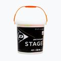 Palline da tennis Dunlop Stage 2 per bambini 60 pezzi arancio/giallo 601343