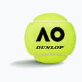 Palline da tennis Dunlop Australian Open 4B 4 pezzi verde. 2