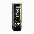 Palline da tennis Dunlop Stage 1 3 pack green 2