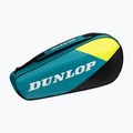 Borsa da tennis Dunlop SX-Club 3 RKT verde acqua/nero/giallo 2