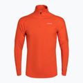 Felpa Phenix Twinpeaks 1/2 Zip arancione da uomo