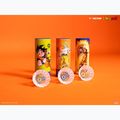 VICTOR Dragon Ball Z Volano sintetico 3 pezzi arancio cachi 2