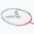 Racchetta da badminton VICTOR DriveX 6SP QM fluorescent rose-red/light blue 5