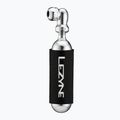 Pompa per bicicletta Lezyne Twin Speed Drive CO2 + 1x cartuccia da 16 g argento lucido