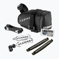 Borsa da bici sottosella + kit di riparazione Lezyne M-Caddy - Kit Co2 0,5 l nero/nero