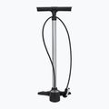 Lezyne Macro Floor DV Pompa per bicicletta a doppia valvola 220psi argento