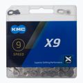 Catena per biciclette KMC X9 x114 argento