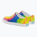 Scarpe Native NA-11100101 Jefferson Print shell white/shell white/neon multi tie dye 3
