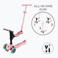 Monopattino a tre ruote per bambini Globber Go.Up Deluxe Lights rosa intenso 14