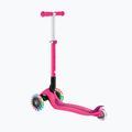 Monopattino a tre ruote per bambini Globber Junior Foldable Lights rosa intenso 2