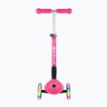 Monopattino a tre ruote per bambini Globber Junior Foldable Lights rosa intenso 3