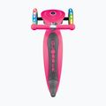 Monopattino a tre ruote per bambini Globber Junior Foldable Lights rosa intenso 4
