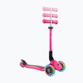 Monopattino a tre ruote per bambini Globber Junior Foldable Lights rosa intenso 7