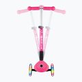 Monopattino a tre ruote per bambini Globber Junior Foldable Lights rosa intenso 8