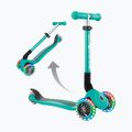 Globber Junior Triciclo pieghevole con luci per bambini verde smeraldo scuro 5