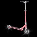 Monopattino per bambini Globber Flow Element Lights rosa corallo 8
