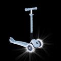 Globber Junior pieghevole luci Eco mirtillo triciclo scooter bambini 8