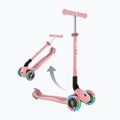 Triciclo per bambini pieghevole Globber Primo Lights rosa pastello 6