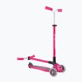 Monopattino a tre ruote per bambini Globber Master Lights fuchsia 10