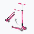Monopattino a tre ruote per bambini Globber Master Lights fuchsia 11