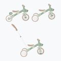 Bicicletta senza pedali a tre ruote con maniglione di guida Globber Learning Trike 2w1 Plus Ecologic pistachio