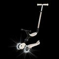 Monopattino a tre ruote per bambini Globber Go.Up Active Ecologic Lights coconut 17