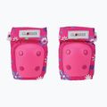 Globber Toddler Set di protezioni per bambini rosa intenso/fiori 4