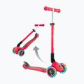 Globber Primo pieghevole luci rosso triciclo scooter per bambini 6