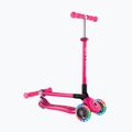 Monopattino a tre ruote per bambini Globber Primo Foldable Lights fuchsia 5