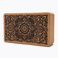 Yoga Design Lab Cork Yoga cube mandala nero 3