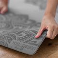 Yoga Design Lab Flow Pure 6 mm mandala charcoal yoga mat 8