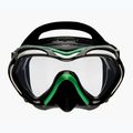 TUSA Paragon S maschera subacquea nera/verde 2