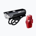 Set di luci per bicicletta CatEye AMPP 200 HL-EL042RC / TL-LD800B VIZ100 nero