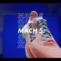 Scarpe da corsa da donna HOKA Mach 5 ceramica/primula della sera 13