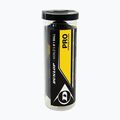 Palle da squash Dunlop Pro 2 yellow dots 3 pezzi black 2