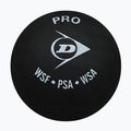 Palle da squash Dunlop Pro 2 yellow dots 3 pezzi black 3