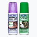 Nikwax Gel detergente per calzature + Kit tessuto e pelle 2 x 125 ml