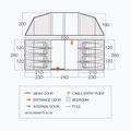 Vango Longleat II 800XL tenda da campeggio per 8 persone in muratura 2