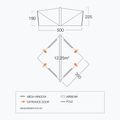 Vango Trigon AirHub tenda rifugio blu marocchino 6