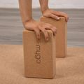 Blocco per yoga Myga Cork Block brown 9