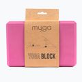 Blocco yoga Myga Foam Block pink 4