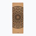 Tappetino da yoga Myga Mandala XL 6 mm brown