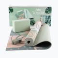 Set yoga Myga Palm Yoga Set mat + block + green strap