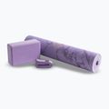 Set yoga Myga Chakra Yoga Set mat + block + purple strap 2