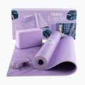 Set yoga Myga Chakra Yoga Set mat + block + purple strap 3