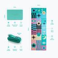 Set yoga Myga Spirit Yoga Set mat + block + turquoise strap 13
